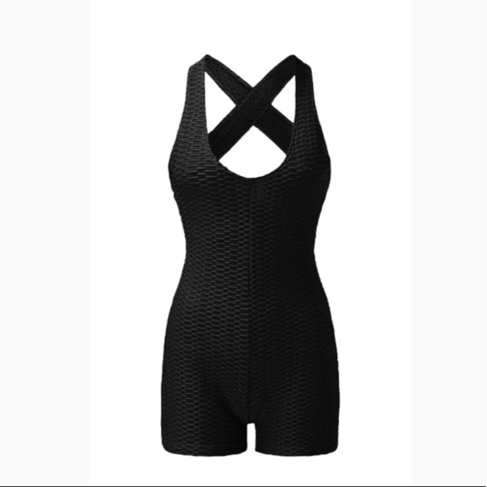 Black one piece romper